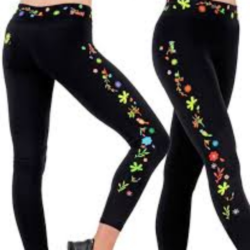 Margarita Activewear 1218TP Vines & Birds Legging
